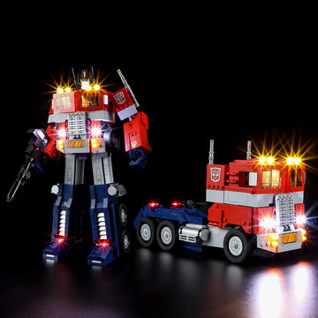 Briksmax Led Lighting Kit For Lego-10302 Optimus Prime - Compatible With Lego Creator Expert Building Blocks Model- Not Include