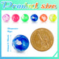 Deekin 2000 Pcs Small Multicolored Bouncy Balls 0.78 Inch Rubber High Bounce for Birthday Party Favors and Vending Machines Fillers