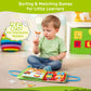 POIKSHARK Busy Board Montessori Toys for Toddler, Car Travel Activities Toys for Fine Motor Skills Development, Educational Pres