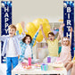 Turypaty Blue Silver 13Th Birthday Door Banner Decorations, Happy 13 Birthday Party Porch Banner For Boys, Sweet 13 Year Old Bir