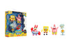 Spongebob Squarepants 2.5' 4-Pack Die-Cast Figures, Toys For Kids And Adults