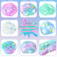 Npne Frozen Slime Kit For Girls Diy Slime Making Kit With Glitter Add Ins Foam Jelly Cubes Christmas Birthday Party Favors Prese