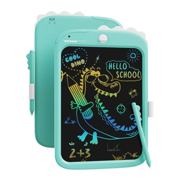 Lcd Writing Tablet Dinosaur Toy For Kids,10 Inch Doodle Board Drawing Pad Tablet With Lock Function, Erasable, Portable, Educati