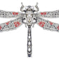 Piececool 3D Puzzles For Adults, Dragonfly Metal Model Building Kits Insect Themed Brooch Assembling Diy Crafts Creative Birthday Gifts,25Pcs