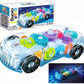 Storio 3D Baby Car Toy With 360 Degree Rotation, Gear Simulation Mechanical Car With Sound Music & Light Toys For Kids Boys & Gi
