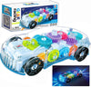 Storio 3D Baby Car Toy With 360 Degree Rotation, Gear Simulation Mechanical Car With Sound Music & Light Toys For Kids Boys & Gi