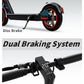 Qnq Electric Scooter, Powerful 500W/1500W Peak Motor, Max 28/35Miles Long Range, Top Speed 21/25 Mph, 8.5 '' /10 ' ' Tires, E Sc