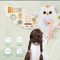 Beright Owl Activity Wall Busy Board Panels, Montessori Sensory Toys, Toddler Learning Activity Center, Perfect For Toddler Playroom & Children'S Daycare, White
