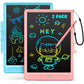 Kidopire LCD Writing Tablet for Kids, Reusable Doodle Board, 2Pack Drawing Tablet Drawing Pad for Kids with String, Educational 