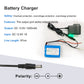 KBT 12V Rechargeable Li-ion Battery Pack with Charger, 1200mAh, Bare Leads for RC Cars, Boats, Robots, DIY, LED Light Kits
