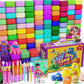 Air Dry Clay For Kids 150 Colors Air Foam Clay, Magic Clay, NonSticky Soft And Super Light Molding Clay With Sculpting Tools, G