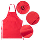 SATINIOR 8 Set Kids Apron and Chef Hat Set Kids Apron with 2 Pockets Adjustable for Boys Girl's Cooking Baking Painting (Multi-C
