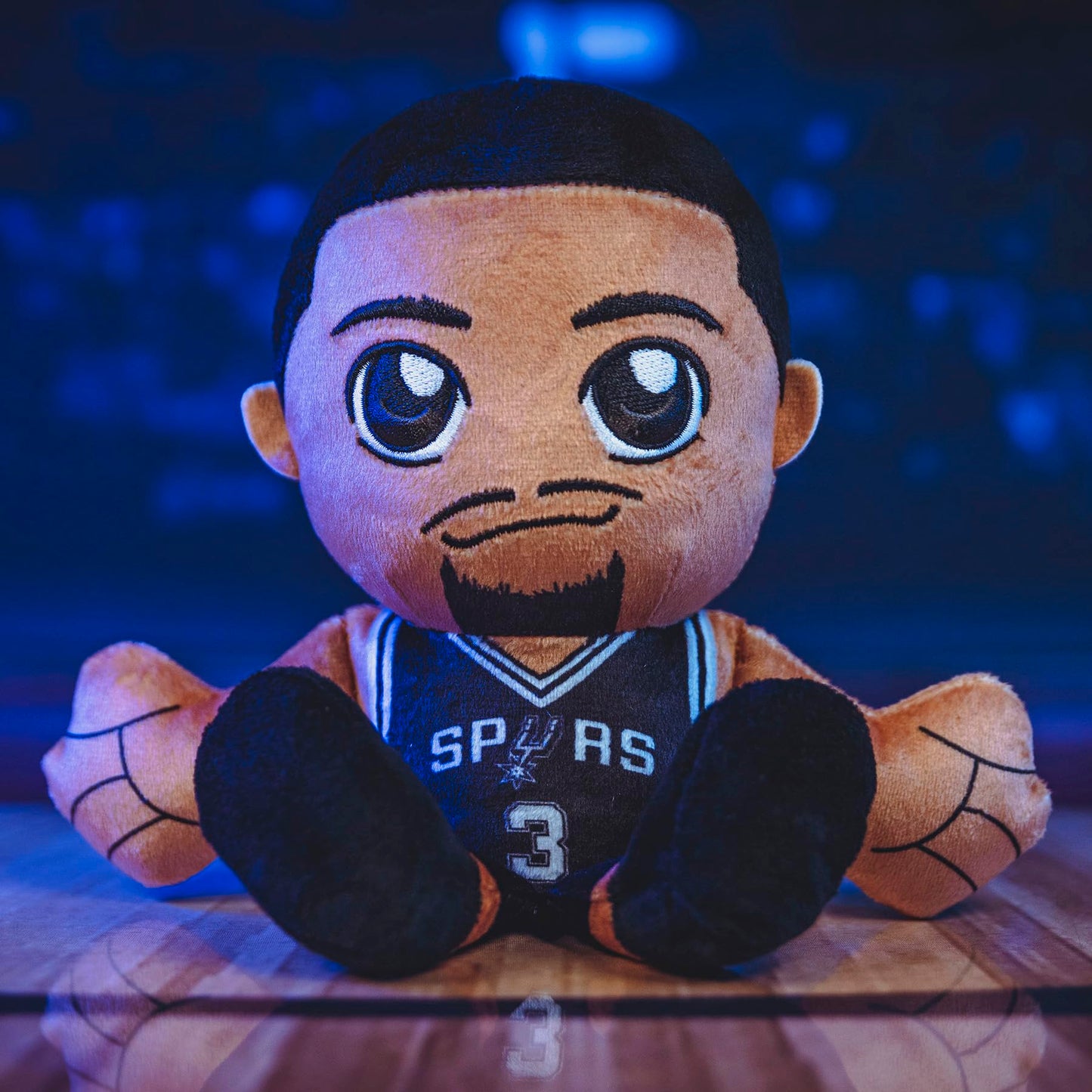 Bleacher Creatures San Antonio Spurs Keldon Johnson 8' Nba Kuricha Sitting Plush - Soft Chibi Inspired Nba Superstar