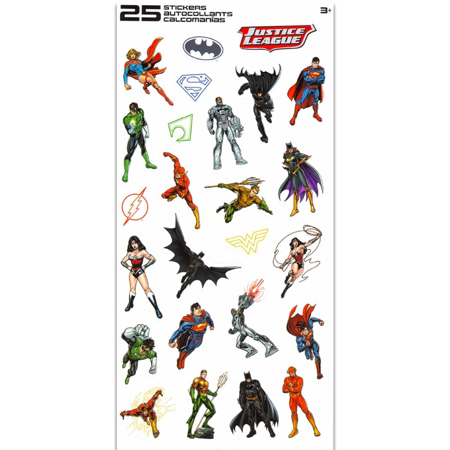 Superman Stickers & Tattoos Party Favor Pack Bundle ~ 75 Temporary Tattoos With Stickers (Superman Party Supplies)