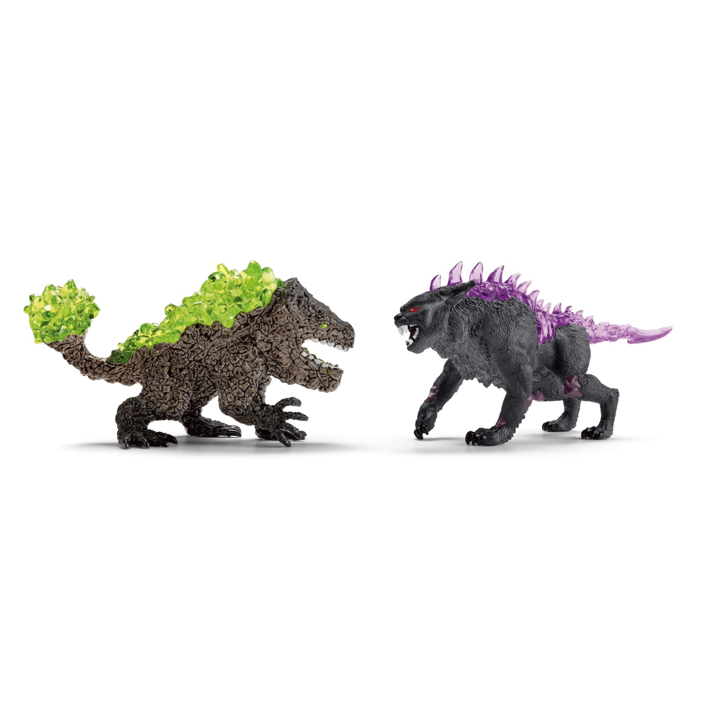 Schleich 70827 Shadow Lynx vs. Rock Crusher, from 7 Years ELDRADOR Creatures - Figurine, 31 x 16 x 18 cm