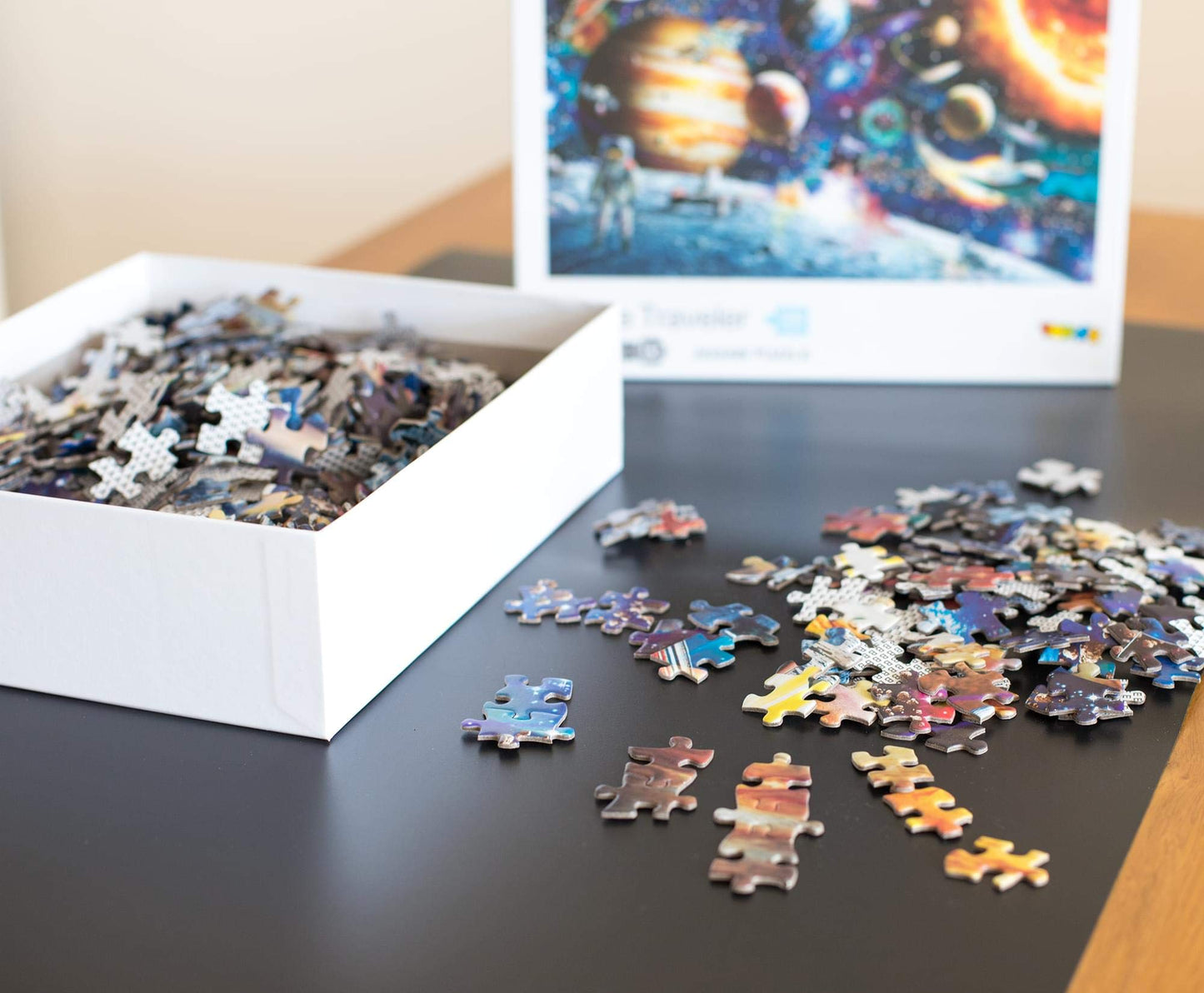 Toynk Space Traveler Space Puzzle 1000 Piece Jigsaw Puzzle | Fun Solar System Puzzle Games For Adults | Galaxy & Outer Space Astronaut Puzzles For Adults | Measures 27.5 X 20 Inches