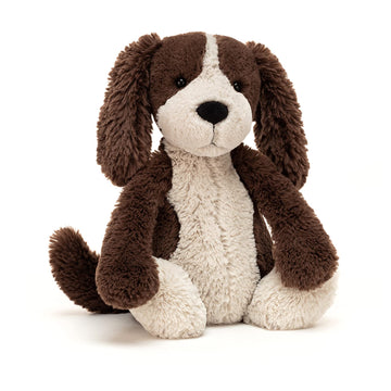 Jellycat Bashful Fudge Puppy Stuffed Animal, Medium 12    | Dogs & Puppies Plush Toy | Classic Children'S Gift