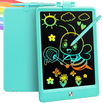 8.5 Inch Lcd Writing Tablet Toys For 3 4 5 6 7 8 Year Old Boys Girls Gifts, Colorful Drawing Board Writing Doodle Pad, Portable Scribbler Boards Educational Toys Gifts For Kids Learning (Blue)