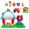 Cocomelon Petting Farm Playset - Features A Farmer Figure Jj, Barn Animals, Barn Facade With Windmill, Hen House, Tractor - Sounds And Phrases - Musical -Toys For Kids, Toddlers, And Preschoolers