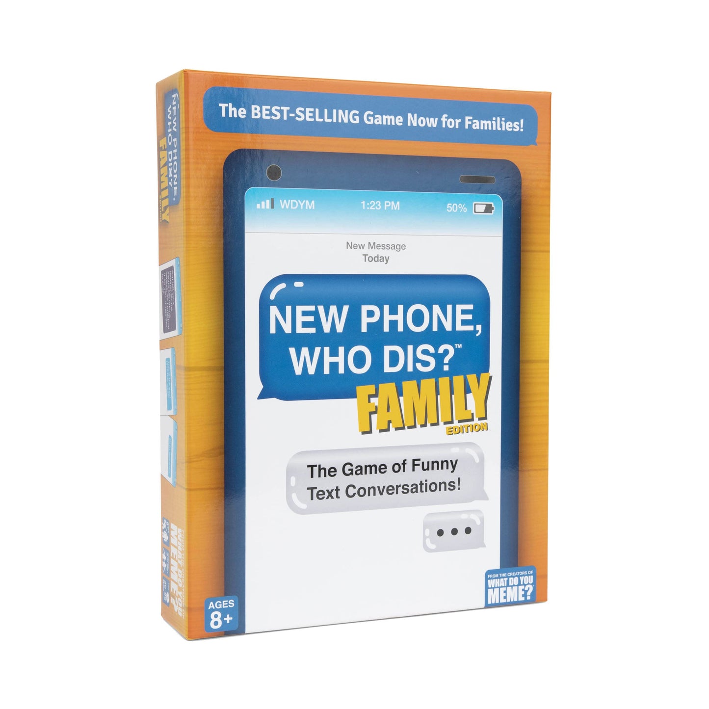WHAT DO YOU MEME? New Phone, Who Dis? Family Party Game - Multi-colored, Model NPWD432, Perfect for Easter Basket Stuffers
