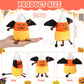 12 Pcs Halloween Devil Candy Corn Plush Toy 6 Inch Multiple Expressions Cute And Funny Stuffed For Halloween Themed Party