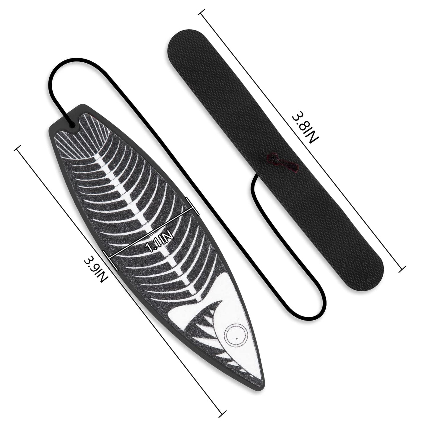 Finger Surfboard For Car Ride,La Ken Du 4Pcs Mini Surfboard For Kids-Wind Surfboard Fingerboard For Car Window (Black & White &