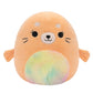 Squishmallows Original 8-Inch Romy Peach Seal Plush - Tie-Dye Belly, Soft Polyester Toy, Model SQCR05539