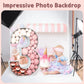 Imprsv 3Ft Mosaic Numbers For Balloons, Marquee Number, Mosaic Number Frame, Number 3 Balloon For Class Of 2023 Decorations, 3Rd