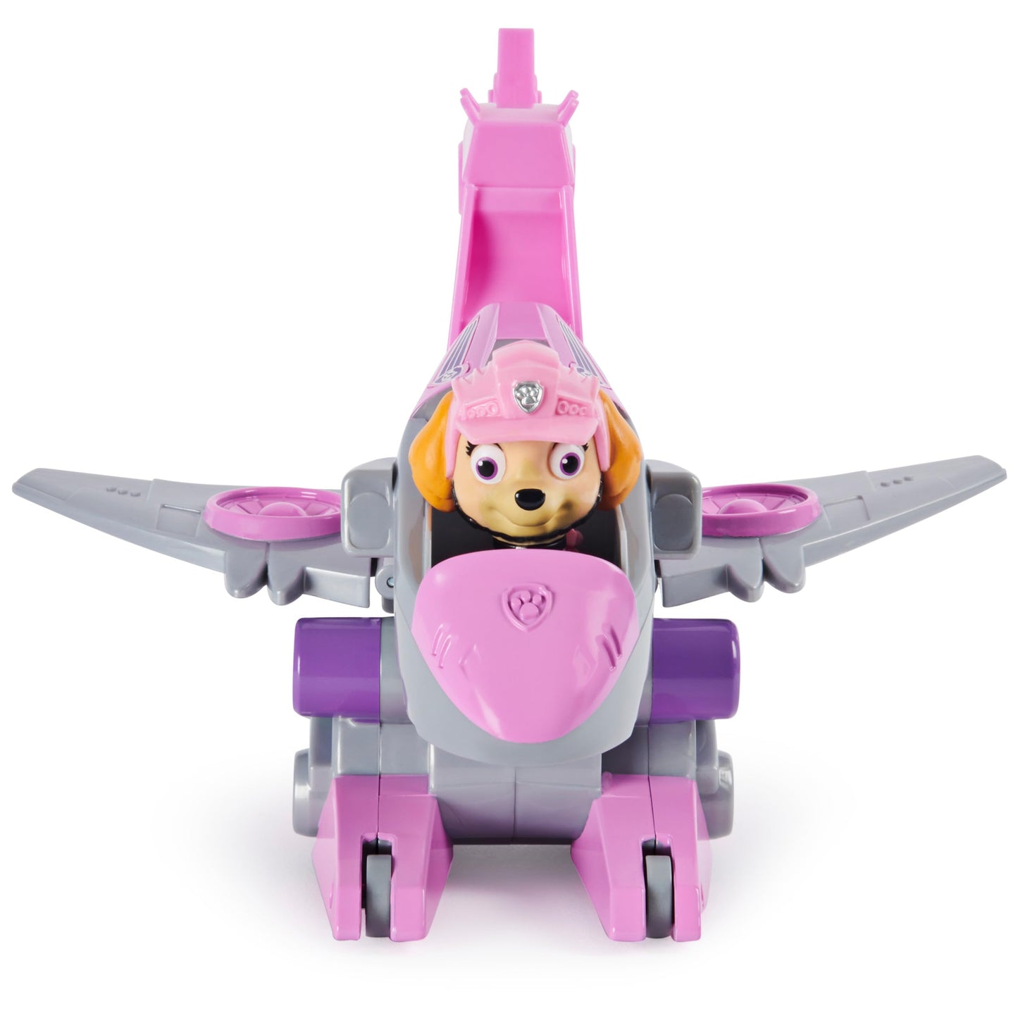 Paw Patrol Dino Rescue Skye Deluxe Rev Up Vehicle with Mystery Dinosaur Figure, Plastic, Model 6059986