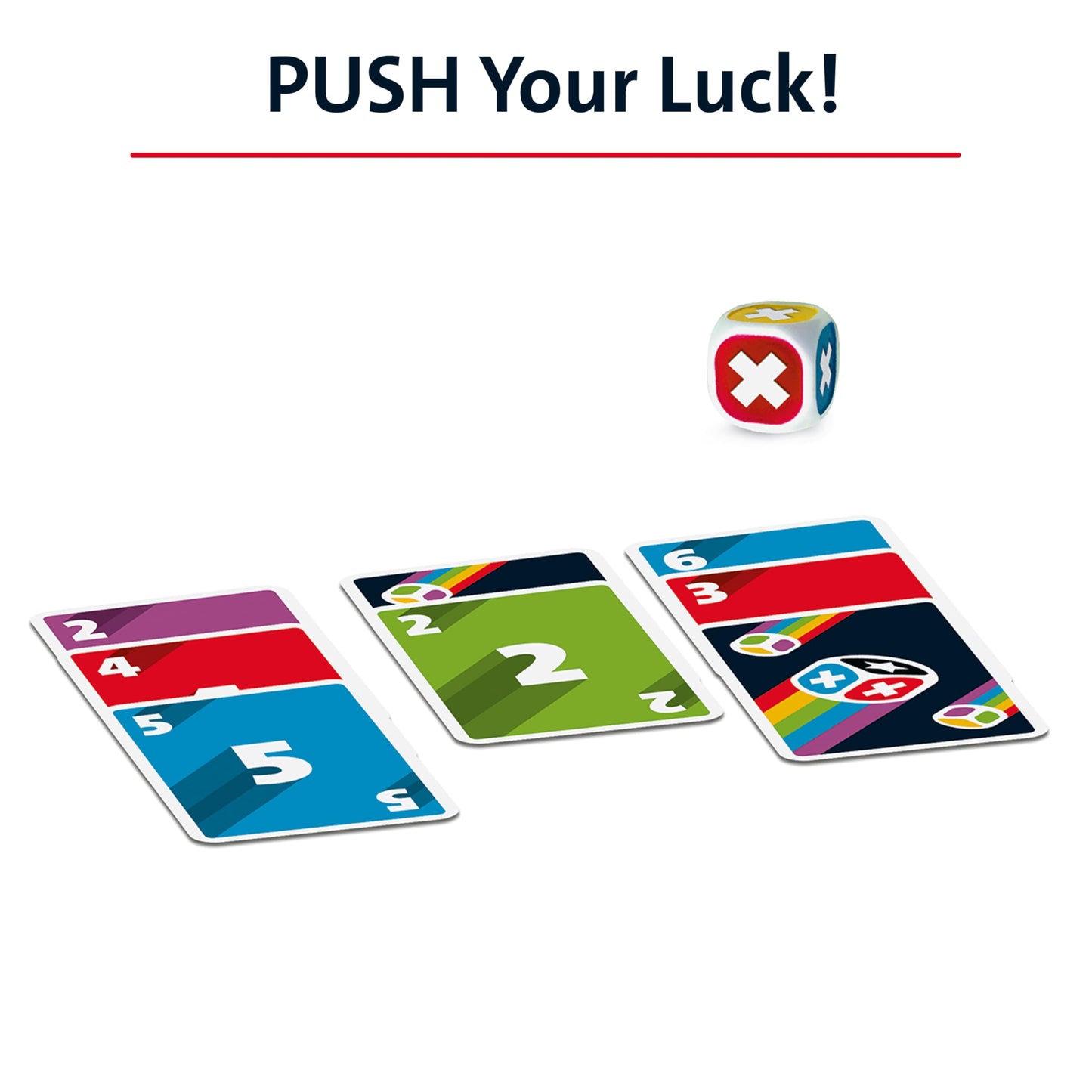 Ravensburger Push 2024 - Exhilarating Card Game for Family Fun - Suitable for 2-6 Players, Aged 8 and Up | Fast Paced | Easy to