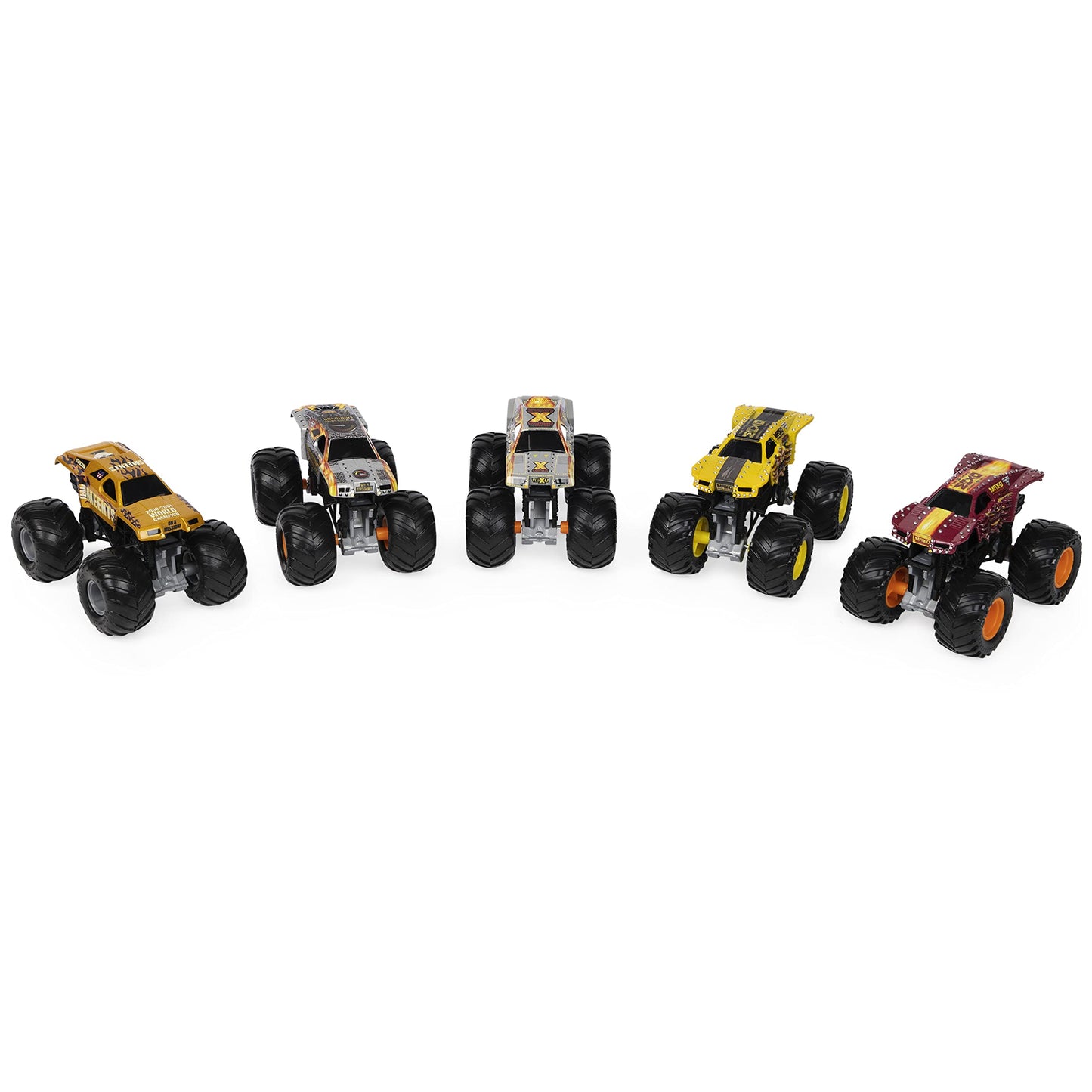 Monster Jam, Official Retro Edition Max-D 5-Pack of 1:64 Scale Monster Trucks, Kids Toys for Boys and Girls Ages 3 and up