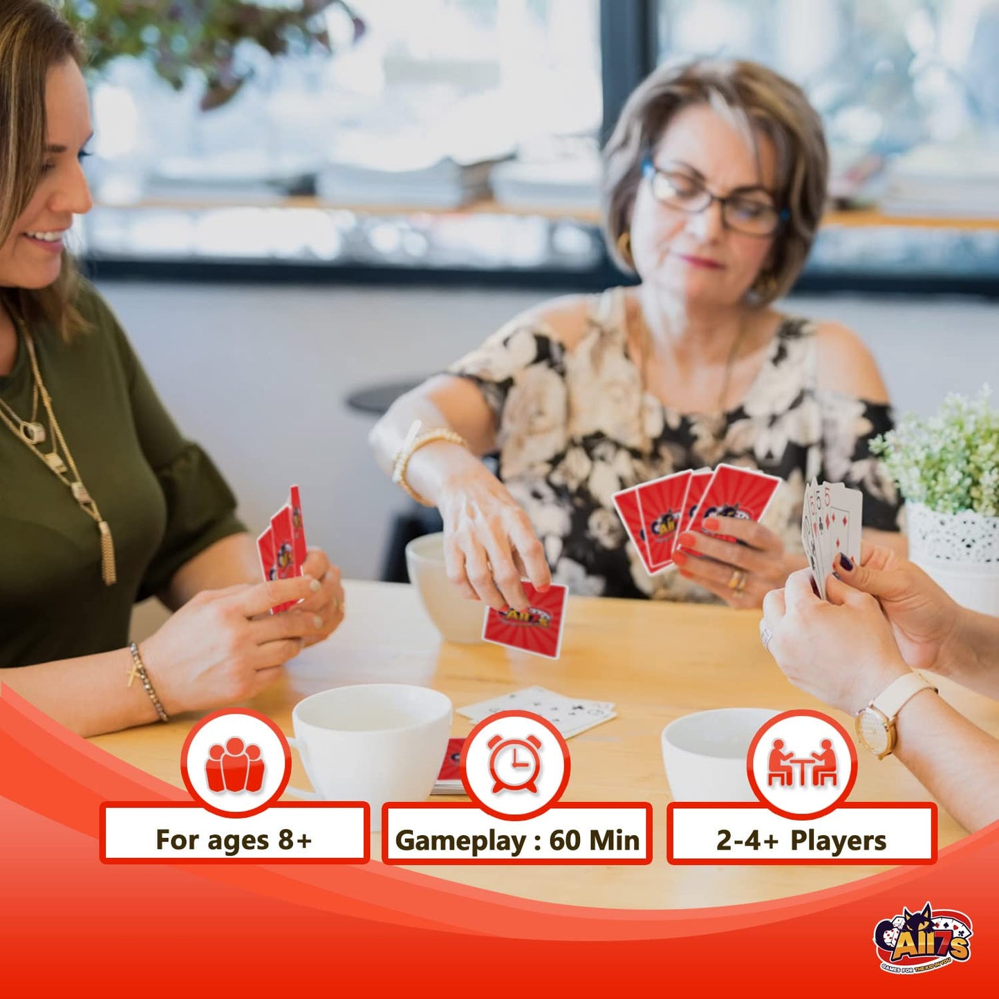 All7s Deluxe Canasta Game Set - Classic Card Game for 2+ Players, Ideal Gift, Nostalgic Fun, Deluxe Edition, Your Mom's Favorite Gift