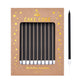 CAKE CODE 24-Count Black Long Thin Birthday Candles, Cake Candles, Birthday Parties, Wedding Decorations, Party Candles