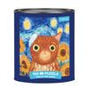 Mudpuppy Vincat Van Gogh Artsy Cat Puzzle Tin, 100 Pieces, 12   X12    - Perfect Family Puzzle For Ages 6+ - Colorful Feline Por