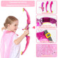 Bow And Arrow For Kids, Led Light Up Archery Set With Princess Cape And Crown, 10 Suction Cup Arrows, Target & Quivers, Outdoor Toy For Girls Aged 3-8, Birthday Gifts Toys For 4 5 6 7 8 Year Old