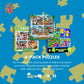MasterPieces - Jigsaw Puzzle Set for Kids 6+ Years, 4-Pack of 100 Pieces, Educational and Fun Game, World of Animals Collection,