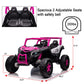 Nitoess Xxxl 2 Seater 24V Ride On Truck For Kids, 2Wd/4Wd Ride On Utv With Remote Control, Max Load Capacity 200Lbs,4 Powerful M