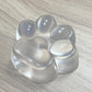 ANAOTA 4 Pcs Taba Squishy Cat Paw Stress Relief Toys, Silicone Fidget, 2 Pcs Clear Cat Paw