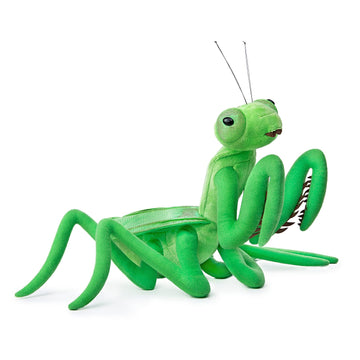 ZHONGXIN MADE Large Green Mantis Plush Toy - Realistic 15in Cotton Stuffed Animal with Big Wings for Kids