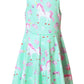 Matching Doll & Girls Flower Unicorn Dresses Fit 18' American Girls Clothes