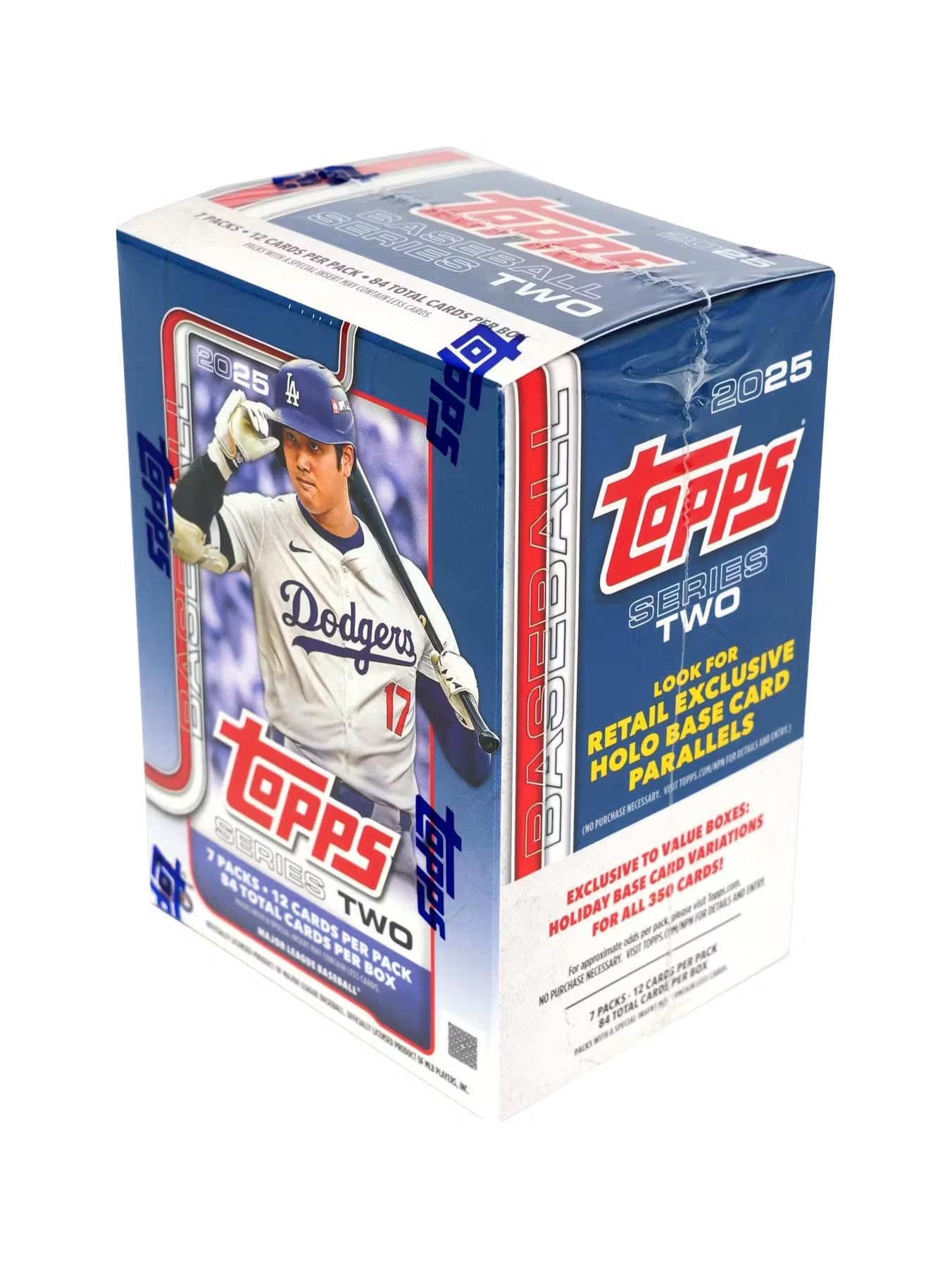 2025 Topps Series 2 Baseball Trading Card Blaster Box (Look for Retail limited availability Holo Base Card Parallels)