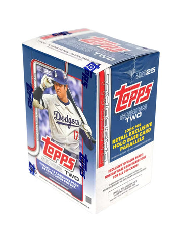 2025 Topps Series 2 Baseball Trading Card Blaster Box (Look for Retail limited availability Holo Base Card Parallels)