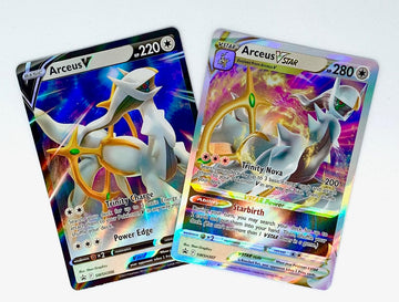 Arceus V & Vstar - Pokemon Card Lot - Black Star Promo Swsh307 + Swsh306