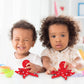 Dollibu Octopus Bath Buddy Squirter - Floating Red Octopus Rubber Bath Toy, Fun Water Squirting Bathtime Play For Toddlers, Cute
