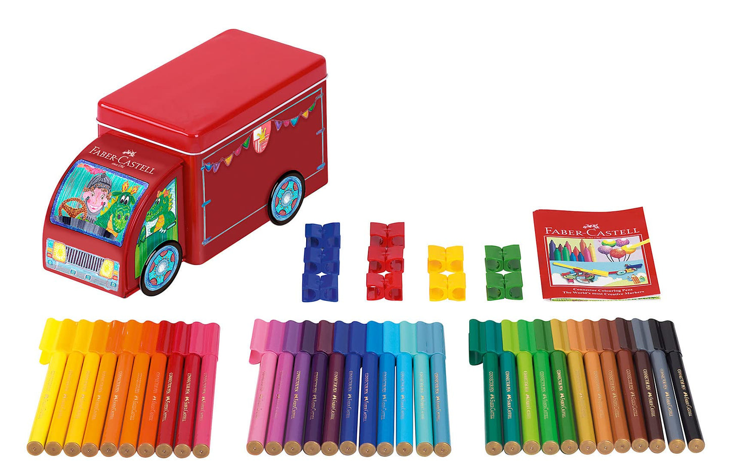 Faber-Castell Connector Pens in Truck (Pack of 33)