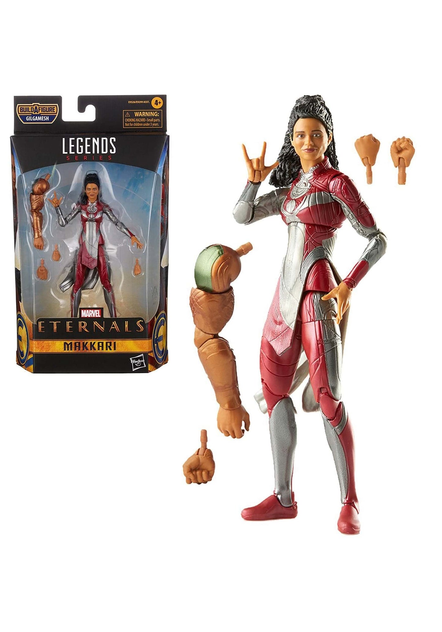 Marvel Legends Series The Eternals 6-Inch Makkari Action Figure Toy, Movie-Inspired Design, Includes 2 Accessories, Ages 4 And Up
