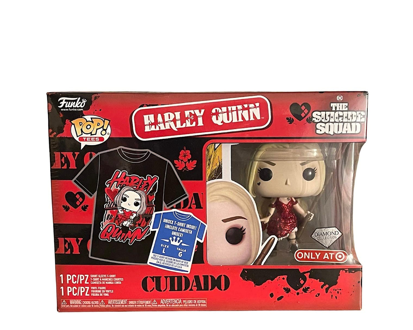 Funko Pop Collector'S Box: Suicide Squad - Harley Quinn Large Tee