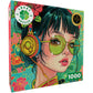 Lucky Puzzles - Doodlefly Enigma 1000 Piece Jigsaw Puzzle for Adults | Cyberpunk Art Puzzle with Vibrant Lime and Pistachio Colo