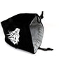 Reversible Large Microfiber Dice Bag - Self Standing And Holds Over 250 Polyhedral Dice With Drawstring Tie - Multiple Designs A