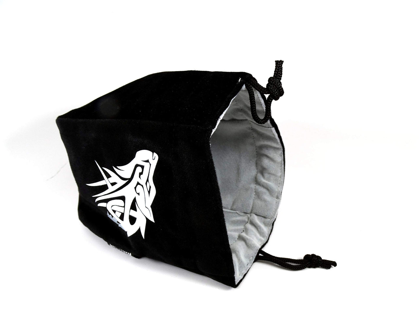 Reversible Large Microfiber Dice Bag - Self Standing And Holds Over 250 Polyhedral Dice With Drawstring Tie - Multiple Designs A